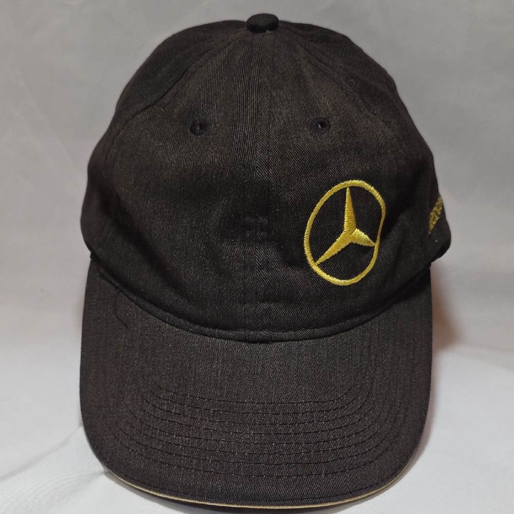 Black Mercedes-Benz Logo Embroidered Baseball Cap